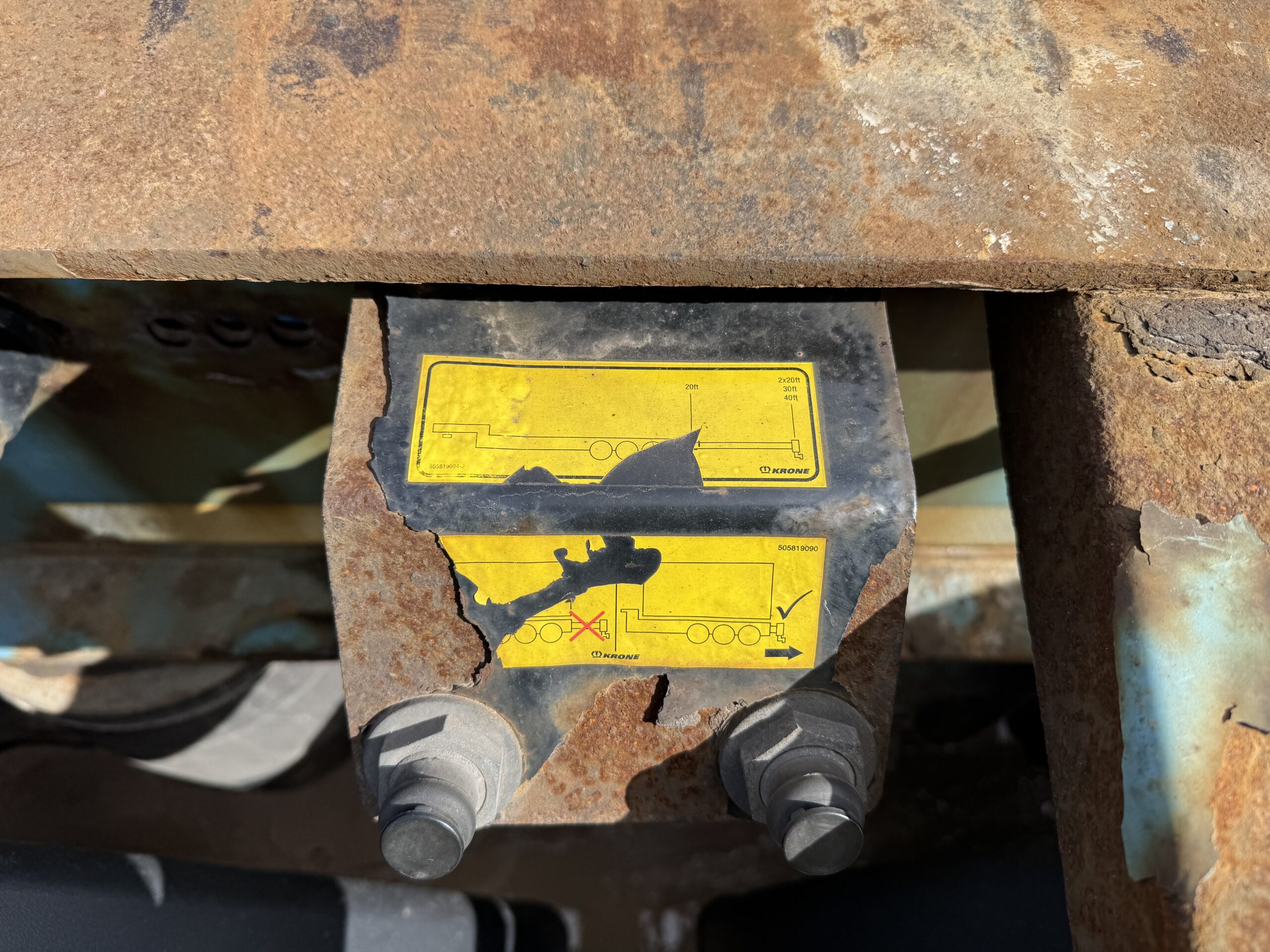 Krone SD - 20"-40" - Carrier Genset - BPW DISC - 3x – Bild 6